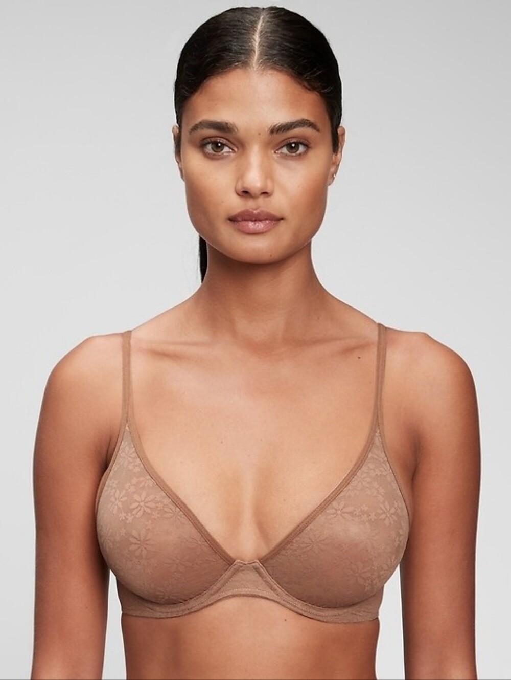 Love By Gap Bare Natural Plunge Underwire Size 34D